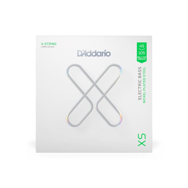 D'Addario XSB45105, XSB Reg. Light Top/Med. Bottom 045 - 105